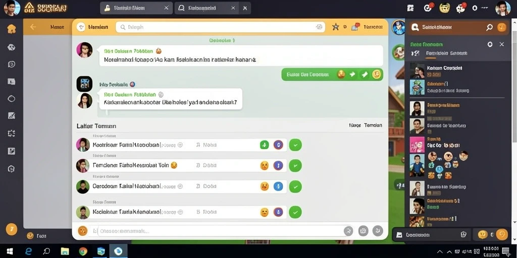 Menunjukkan upgrade senjata yang menarik.